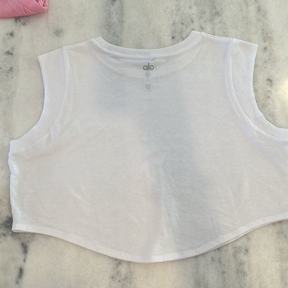 Alo Echo Tee WHITE - Picture 3 of 3